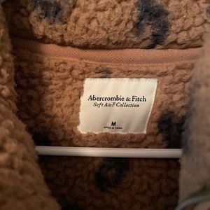 Half zip leopard sweater from Abercrombie
